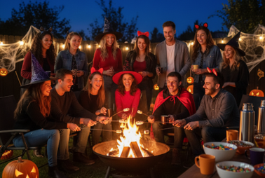 If you have a firepit at your house, sharing spooky stories may make for a fun (sober) event with friends and family.